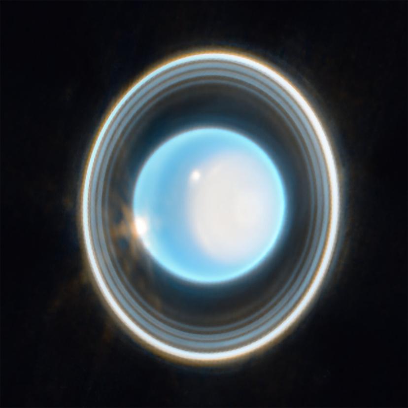 Uranus superscherp op beeld